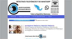 Desktop Screenshot of investigadorestelefonicos.com